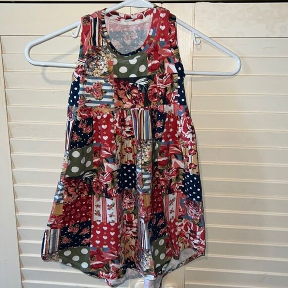 Girls size 4 stretch Lycra BoHo jumper - Picture 1 of 4